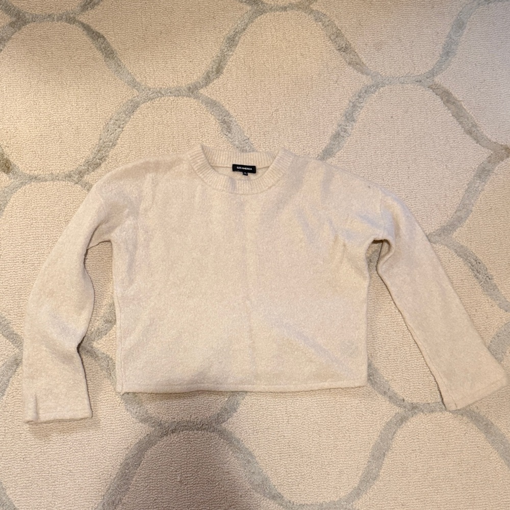 525 America Cream Crew Neck Sweater